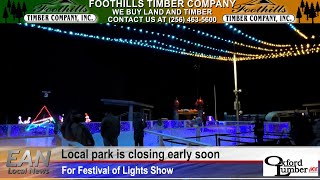 Popular local park will soon be closing early for Christmas light show [upl. by Evadne]