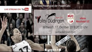 NLA Volleyball TS Volley Düdingen  Viteos NUC [upl. by Cimbura]