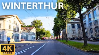 Driving in WINTERTHUR Switzerland 2024 🇨🇭  Beautiful City Tour in 4K 🚗 [upl. by Teador]