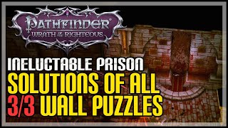 Ineluctable Prison All Puzzle Solutions Pathfinder Wrath of the Righteous [upl. by Notlek]