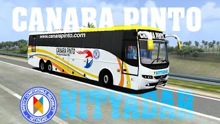 Canara Pinto Volvo B9R 9400 • Volvo B9R 9400 Mod • Bus Simulator Indonesia • bussid parsonsbuses [upl. by Wiese]