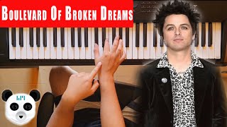 Como tocar quotBoulevard Of Broken Dreamsquot en Piano Fácil Green Day Tutorial 👨‍🏫🎹 [upl. by Carvey]