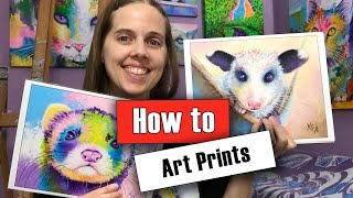 How to Package Art Prints for Retail and Wholesale [upl. by Stoffel385]