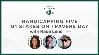 Handicap Five G1 Stakes on Travers Day using Race Lens [upl. by Eiddal]