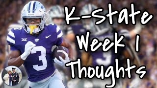 KState Football Week 1 Offensive Concern Defensive Gems New Faces and More [upl. by Haag265]