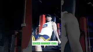 SEATED HAMMER CURL Biceps Dumbbell JHUNZKEEMAGCAMIT [upl. by Millan375]