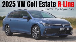 2025 VW Golf Estate RLine 15 eTSI 150ps 7Speed DSG in Anemone Blue [upl. by Biebel280]