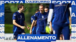 Gli Azzurri preparano ItaliaBosnia  EURO 2024 [upl. by Yesdnik]