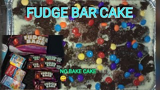 BUDGET MENU FUDGE BAR CAKE NO BAKE CAKEHOW TO MAKE FUDGE BAR CAKE [upl. by Joan]