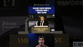 Sylvestre Stalone do filme o Rambo falou de Donald Trump USA shorts [upl. by Tifanie]