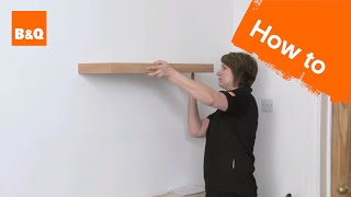 How to put up a floating shelf [upl. by Asa]