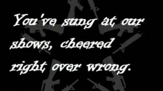 protest song lyrics  antiflag [upl. by Namolos611]