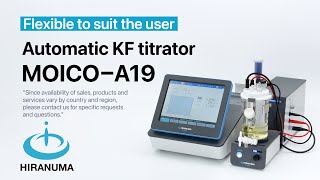 HIRANUMA Coulometric Karl Fischer Titrator MOICOA19 [upl. by Loria]