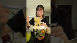 make spicy dinner with me convenience store in Malaysia new Shin Ramyun flavour 🍗🔥 foodasmr [upl. by Chilcote518]