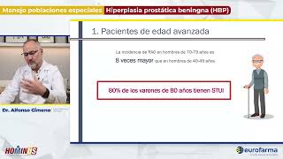 Hiperplasia Prostática Benigna HPB Manejo en poblaciones especiales [upl. by Nelak]