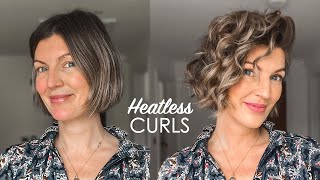 Heatless Curls For SHORT Hair  Shonagh Scott [upl. by Theobald]