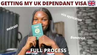 HOW I GOT MY UK DEPENDENT VISA FROM NIGERIA  STEPBYSTEP PROCESS IOMVISA APPLICATIONBIOMETRICS [upl. by Eninej]