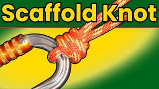 Scaffold knot  Carabiner knot [upl. by Leryt]