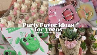 party favor ideas for teens♡ birthday giveaway ideas ✧˖° [upl. by Itsyrc597]