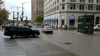 Federal Official Being Escorted By Homeland Security Police In Manhattan New York [upl. by Nerual476]