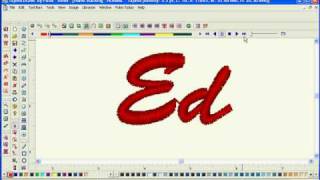 Namestack  Tajima DGML by Pulse Embroidery Software [upl. by Eiramannod]