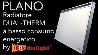 Riscaldamento elettrico a basso consumo energetico  PLANO by Radialight [upl. by Sherourd]