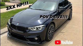 MORNING POV DRIVE BMW 330i  Stage 1 straight pipe  LOUD POPS💥 [upl. by Tobiah1]