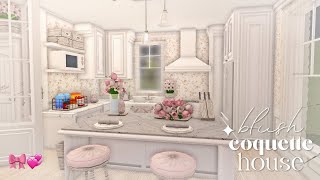 roblox l bloxburg  blush coquette family home 311K  eloiral [upl. by Downey]