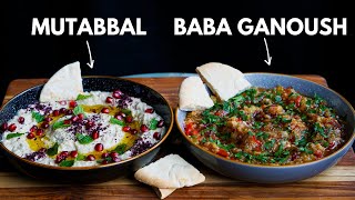 Revealing the Original Baba Ganoush and Mutabbal  2 Delicious Eggplant Mezze [upl. by Iuq]