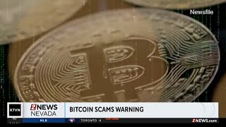 Washoe County Sheriffs Office warning of Bitcoin scams [upl. by Hanzelin]