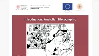 Annick Payne — Classifiers in the Anatolian Hieroglyphic Script [upl. by Clementis]