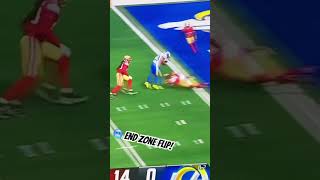 🥶End zone Flip subscribe nfl sports [upl. by Rufus]