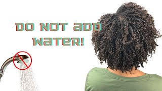 Tight Curls Wash N Go DO NOT ADD WATER [upl. by Iclek]