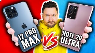 iPhone 12 Pro Max VS Galaxy Note 20 Ultra  le Gros Comparatif [upl. by Elgar]