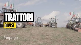 Protesta trattori si sgonfia ai Roma agricoltori divisi quotQuelli venduti a Fratelli dItaliaquot [upl. by Terraj]