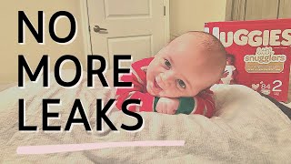 How to Change a Baby Diaper  NO LEAKS  Huggies [upl. by Conley]