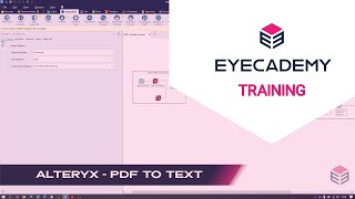 Alteryx PDF To Text  Eyecademy Data Training [upl. by Ingunna]