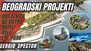 BEOGRADSKI PROJEKTI  obilaznica oko Beograda Linijski Park Tempo KULA Marina DorÄ‡ol beograd [upl. by Whallon223]