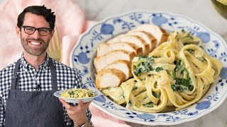 Easy Chicken Alfredo Recipe [upl. by Hilel20]