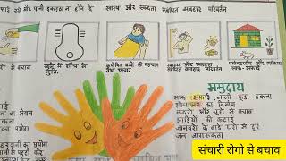 Sanchari rog poster संचारी रोग से बचाव sanchari rog niyantran TLMposter on sanchari rogdrawing [upl. by Derby]