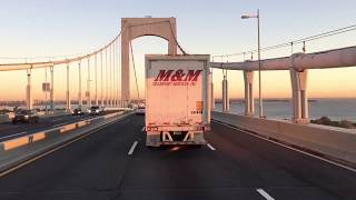 Crossing The Throgs Neck Bridge Northbound [upl. by Kinna428]