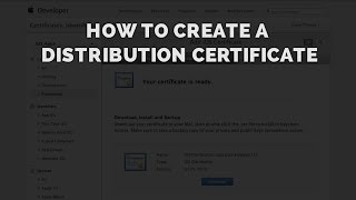 How To Create A Certificate for Publishing iOS Apps  Bluecloud Solutions [upl. by Hallock]