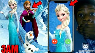 DO NOT CALL ELSA AND ANNA FROM DISNEYS FROZEN 2 AT 3AM THEY ANSWEREDItz emmanuel 3am [upl. by O'Gowan]