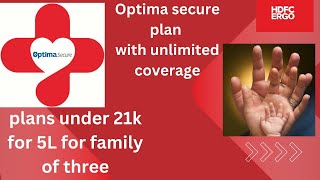 Hdfc ergos Optima secure plan for individuals and families with 4x Benefits at no additional cost [upl. by Othilie]