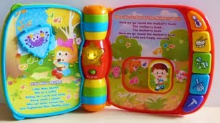 Vtech Baby Musical Rhymes Book for babies and toddlers  MultiColoured [upl. by Marciano922]