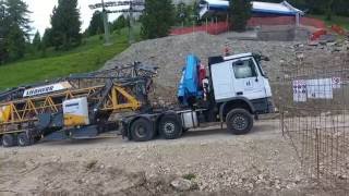 Liebherr 65 K BaustelleCantiere Oberholz [upl. by Hayton]