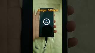 500W Charger🔥😱 ytshorts [upl. by Aggi460]