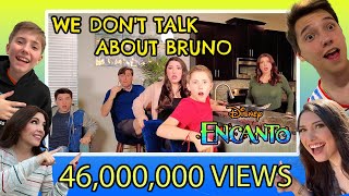 Family Reacts to “We Don’t Talk About Bruno” From Encanto BLOOPERSBTS [upl. by Schifra330]