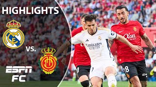 Mallorca vs Real Madrid  LALIGA Highlights  ESPN FC [upl. by Ahsikad377]