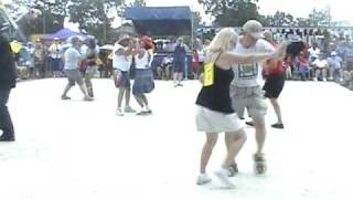 Zydeco Dance Contest at Breaux Bridge Crawfish Festival Part 2 [upl. by Bouzoun]